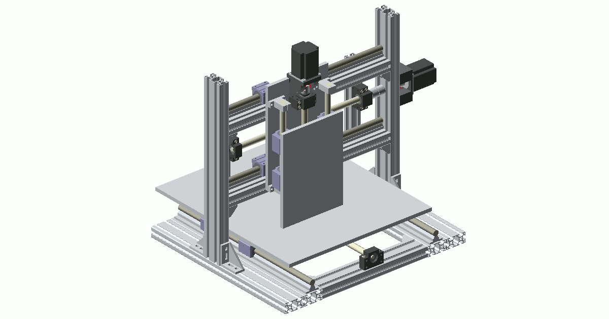 Sample complex assembly: CNC design draft